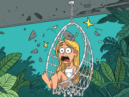 Ik lig in een deuk (letterlijk)