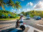 safe to ride a scooter in Curaçao