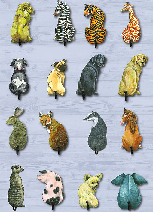 Deborah Pope Design Animal Hook Designs 