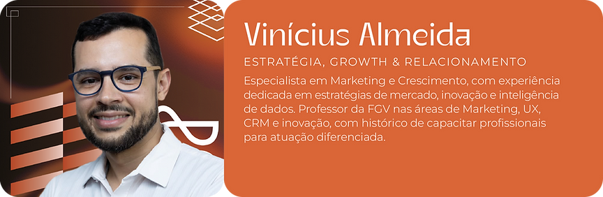 Perfil do sócio Vinícius Almeida.