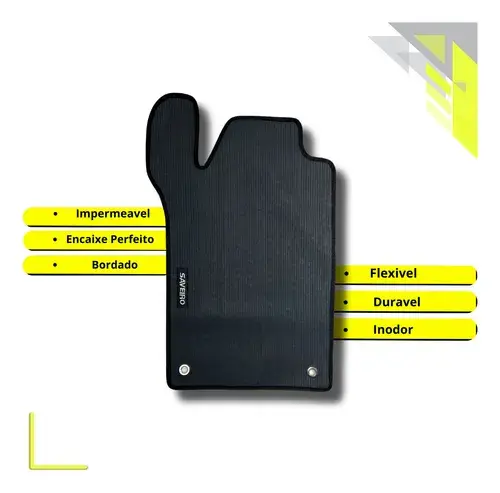 Miniatura: Tapete Pvc Traseiro Inteiriço Saveiro Cd 2010 A 2024