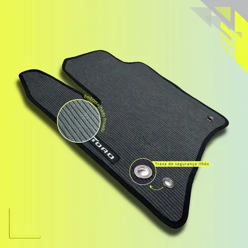 Miniatura: Tapete Emborrachado Fiat Toro Todos Os Anos Mais Caçamba