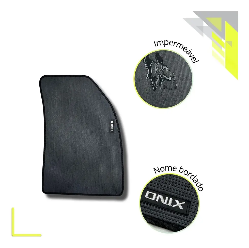 Miniatura: Tapete Pvc Onix Traseiro Inteiriço 2012 A 2019 Resistente