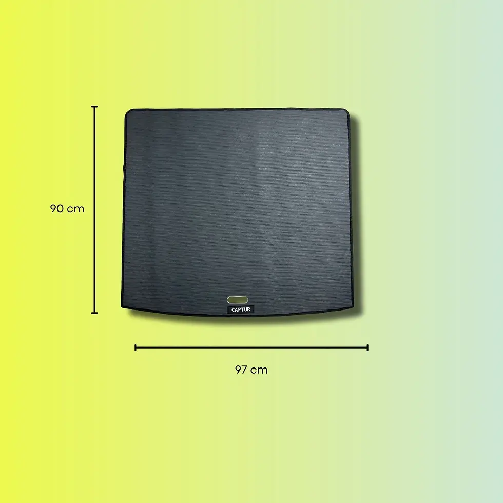 Miniatura: Tapete Emborrachado 4 Peças Captur 2017 A 2022 Resistente