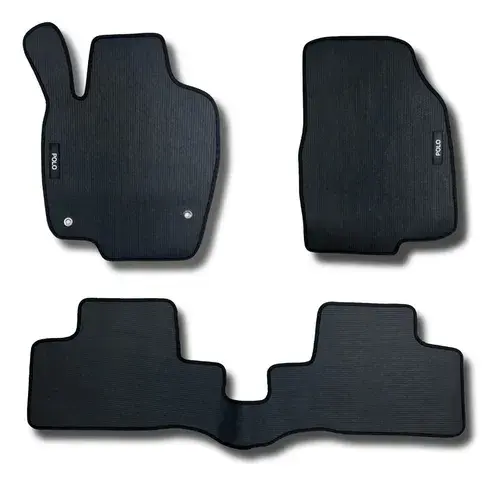 Miniatura: Tapete Borracha Volkswagen Polo Traseiro Inteiriço 2020 2021