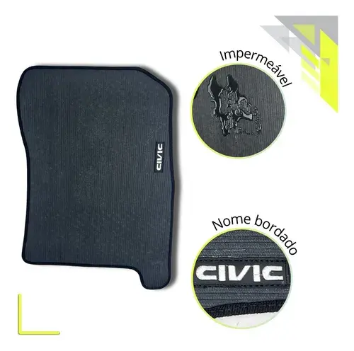Miniatura: Tapete Civic Personalizado 2014 A 2016 Pronta Entrega