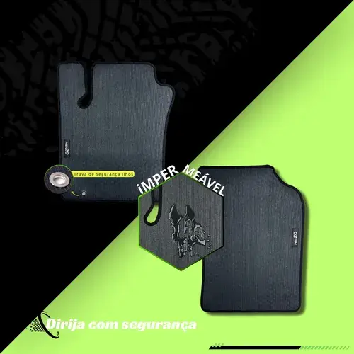 Miniatura: Tapete Emborrachado Com Traseiro Inteiriço Hb20 2012 A 2025