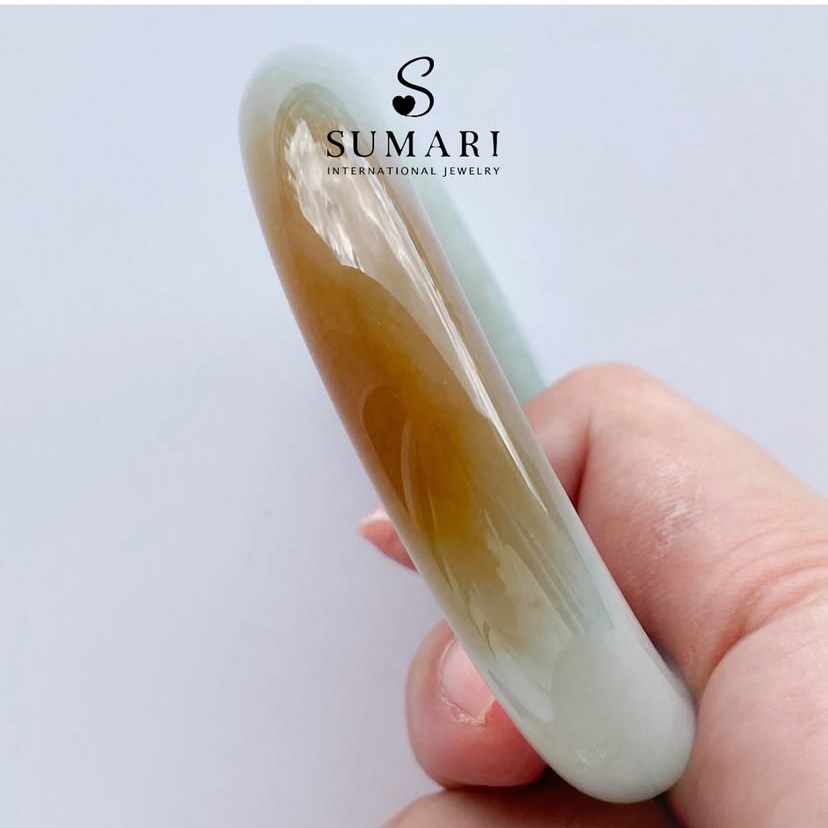 縮圖：Type A  jadeite jade peaceful bangle