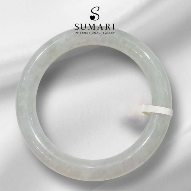 Type A jadeite jade blessed bangle