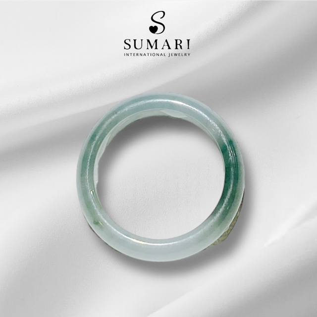 Thumbnail: Type A Piao Huat Jadeite jade ring