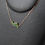 Thumbnail: Type A greenish blue jadeite jade  pea pod necklace