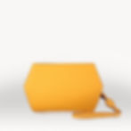 Yellow bullcalf leather luxury french clutch bag