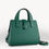Thumbnail: Green bullcalf luxury handbag made in France