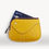 Thumbnail: Coin purse made in France in Yellow taurillon leather