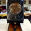 Miniature : Graphoscope mono en bois noirci à décor de rinceaux et feuilles