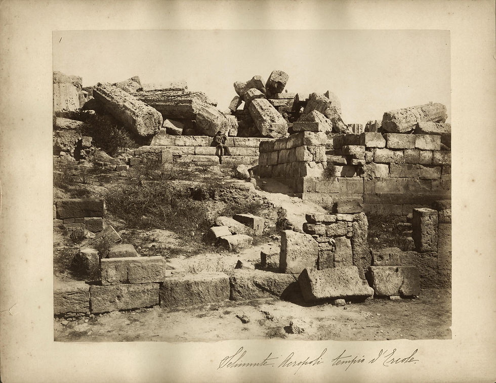 Thumbnail: Giorgio SOMMER (1834-1914) , Temple de Selinonte, Sicile circa 1870