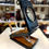 Miniature : Graphoscope mono en bois noirci à décor de rinceaux et feuilles