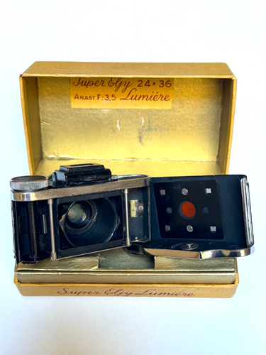 Máquina fotográfica analógica miniatura Eljy Lumière (Type 4 ou 5 Máquina fotográfica analógica miniatura Eljy Lumière (Type 4 ou 5