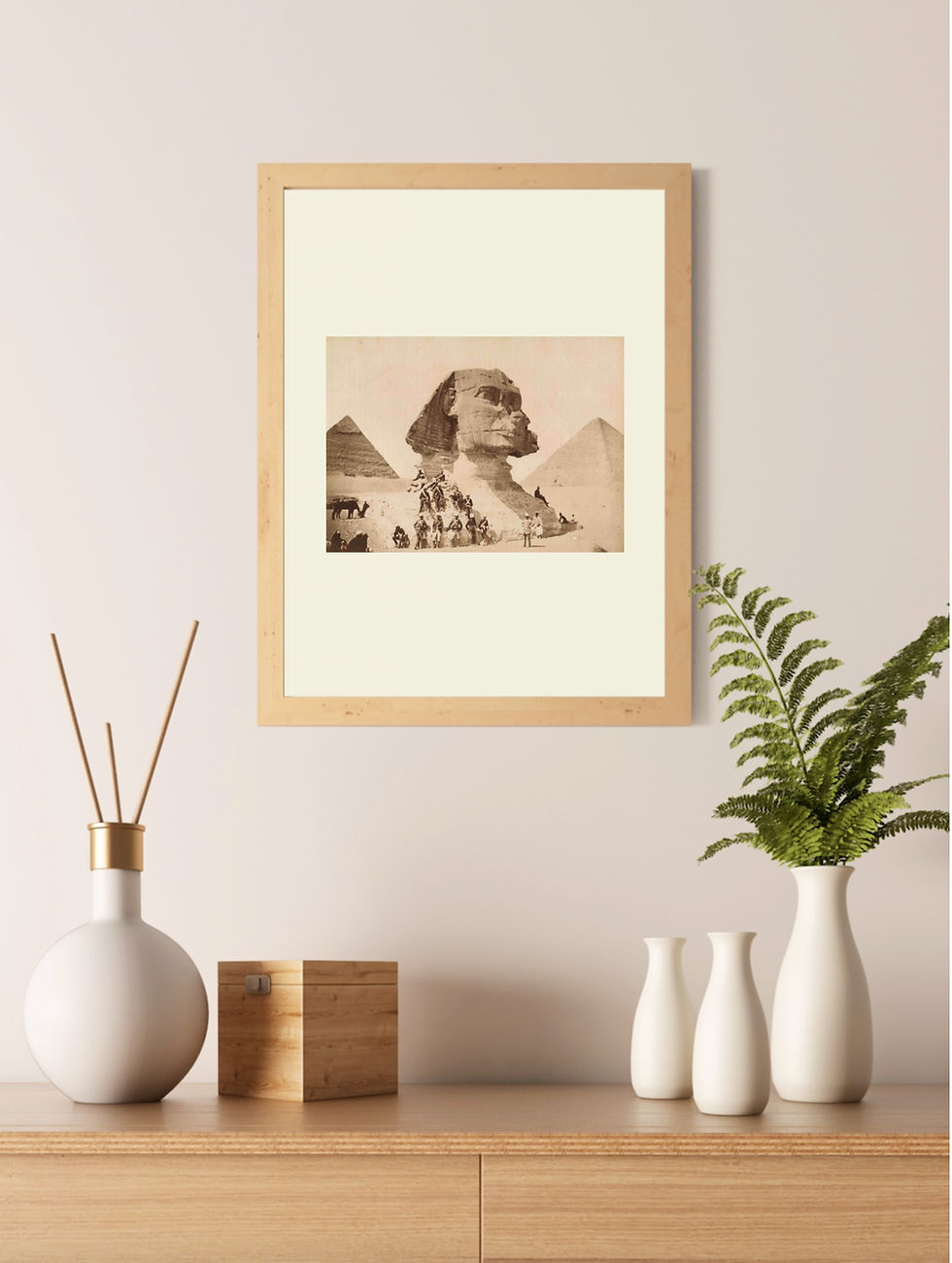 Miniature : Le Sphinx, les soldats anglais et le photographe, circa 1870