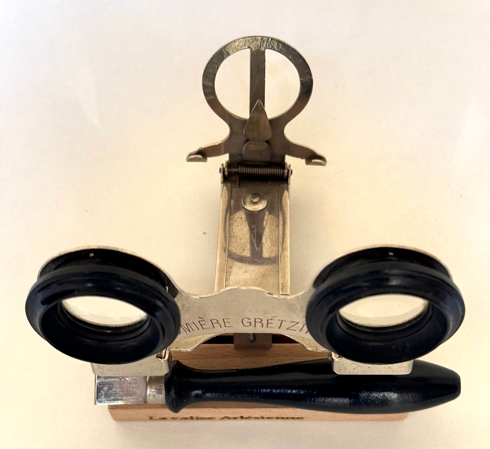 Miniature : Stéréoscope de collection pliable LUMIERE GRETZINE dans sa boite circa 1910