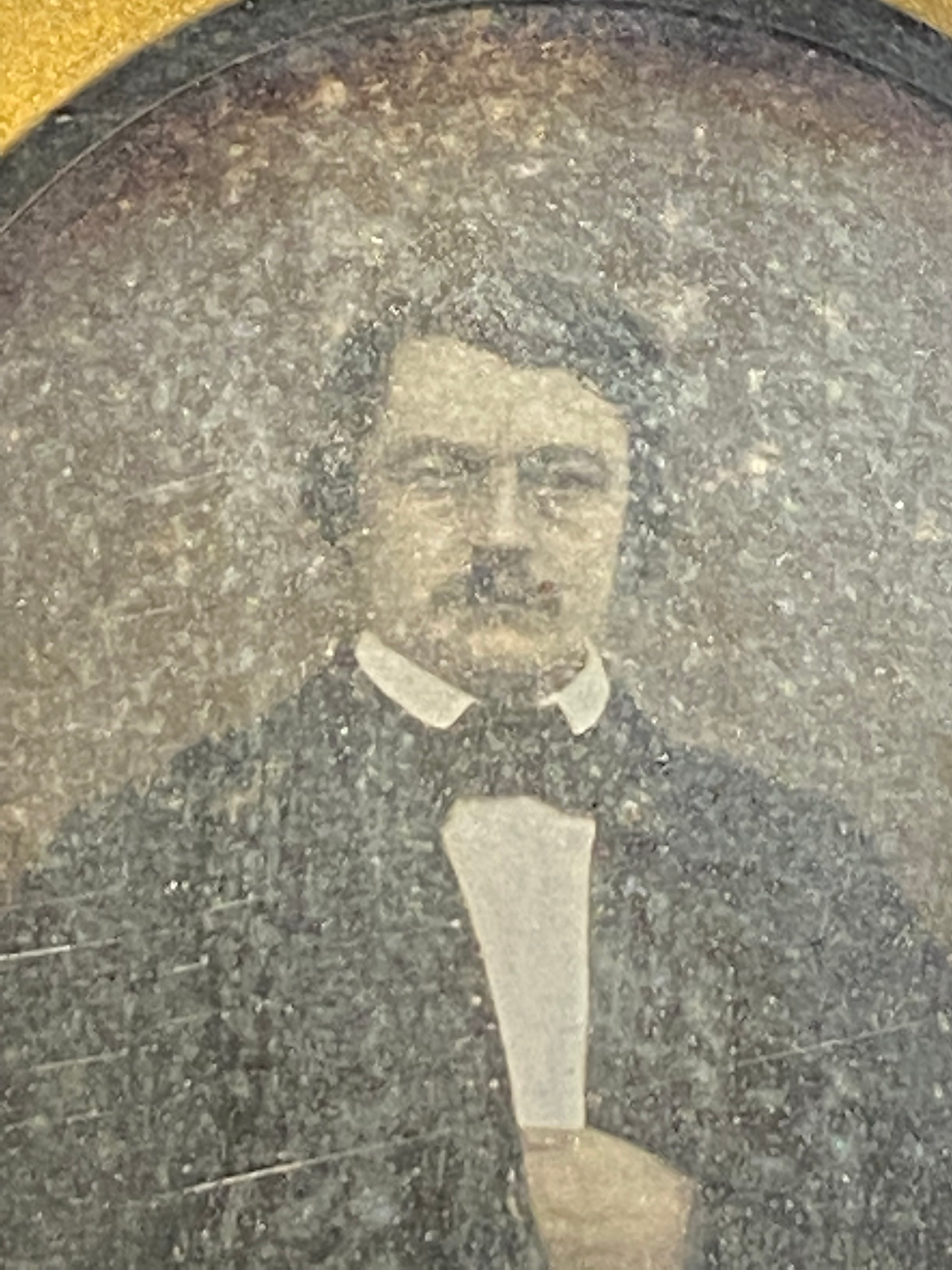 Miniature : Daguerréotype - Cadre Napoléon III