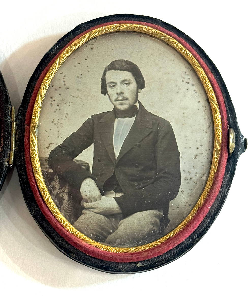 Miniature : Paire de Daguerréotypes par J.B. BERUBET (1804-1887) circa 1850