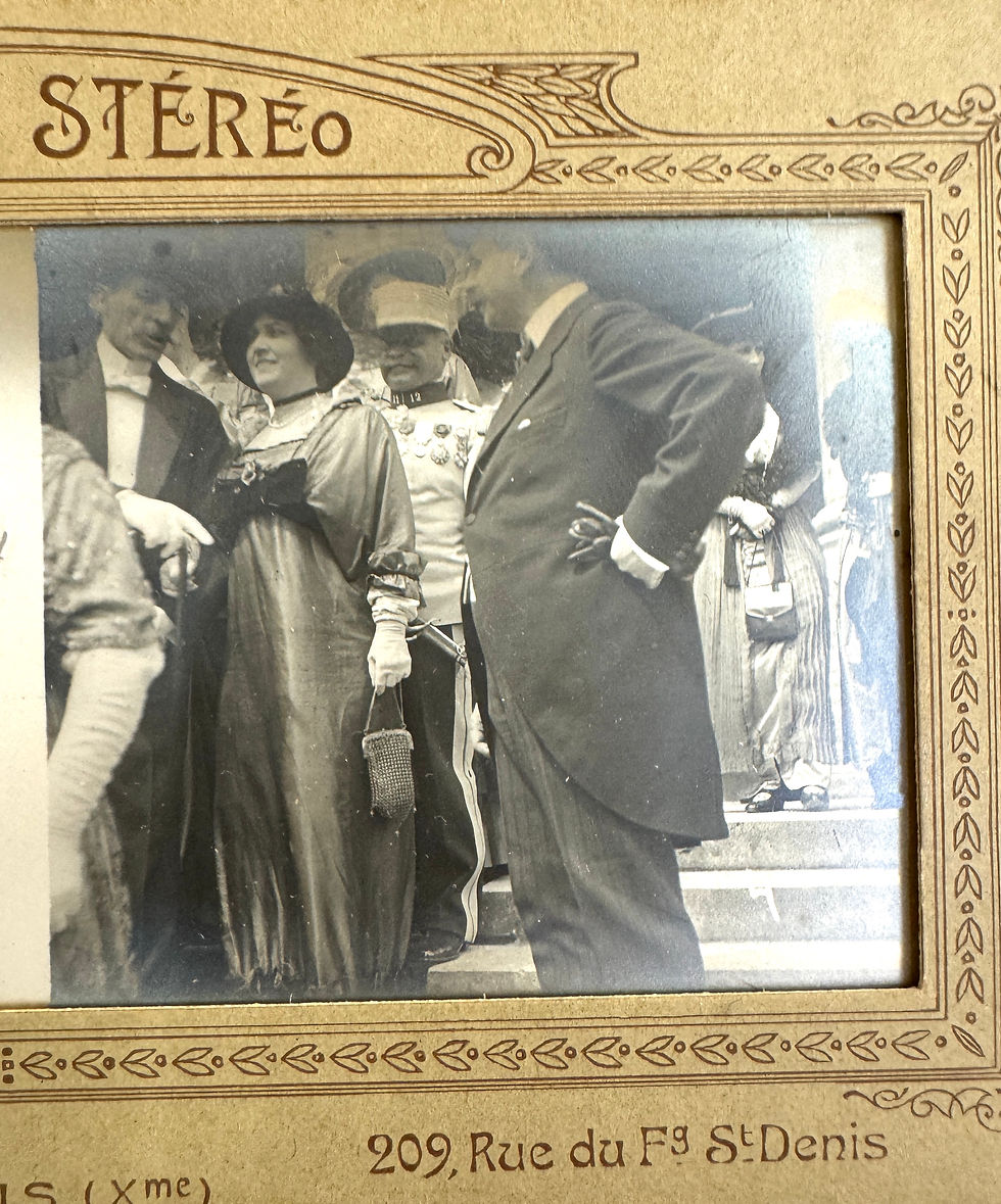 Miniature : Coffret de mariage A. Maurice "Spécial Stéréo" - 11 vues stéréo et un mexicain