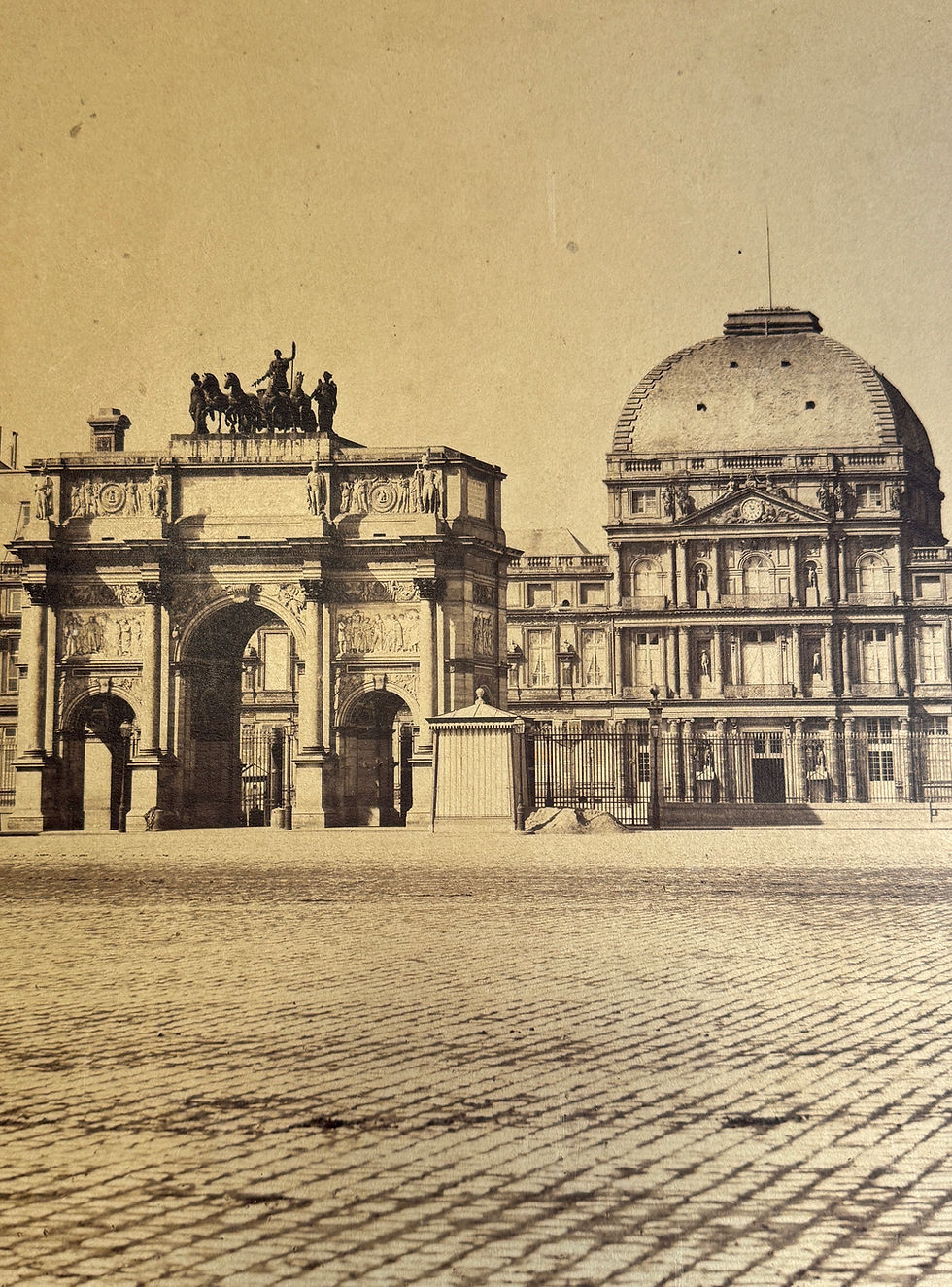 Miniature : Gustave LE GRAY, "Palais des Tuileries" circa 1856