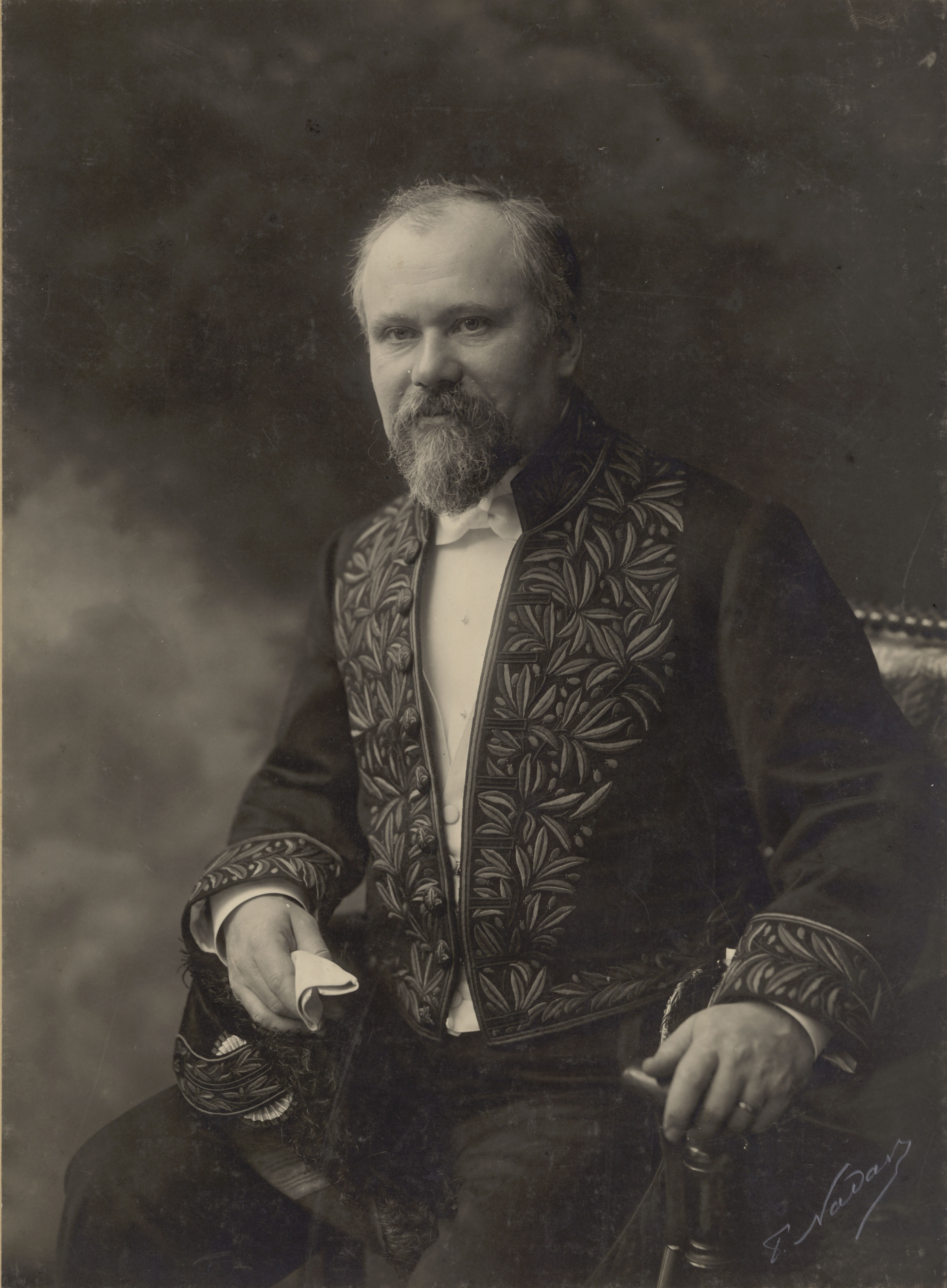 NADAR - Raymond Poincaré- Photo vintage signée 1909