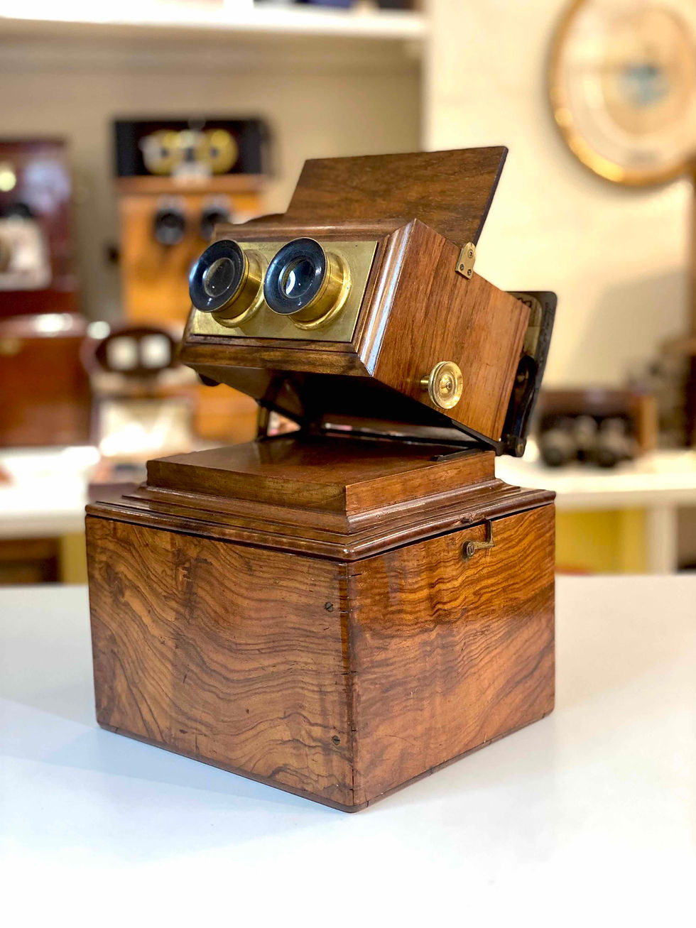 Thumbnail: SMITH BECK & BECK stereoscope circa 1860