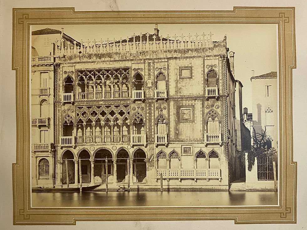 Miniature : Carlo NAYA, Ca d'Oro, Venise, Italie c. 1870