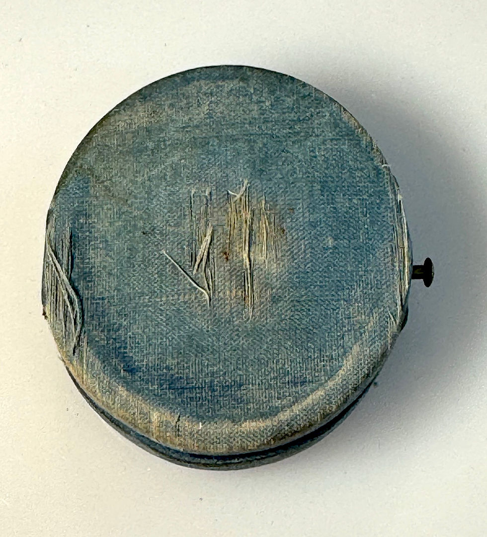 Miniature : Médaillon Ambrotype Portrait d'un jeune homme