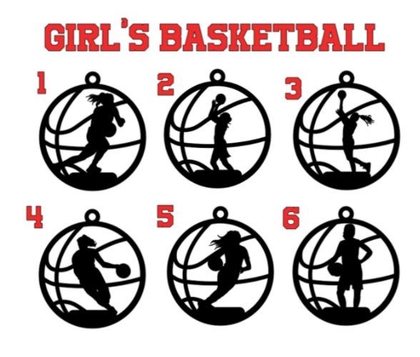 Thumbnail: Personalized Round Acrylic Sports Ornament