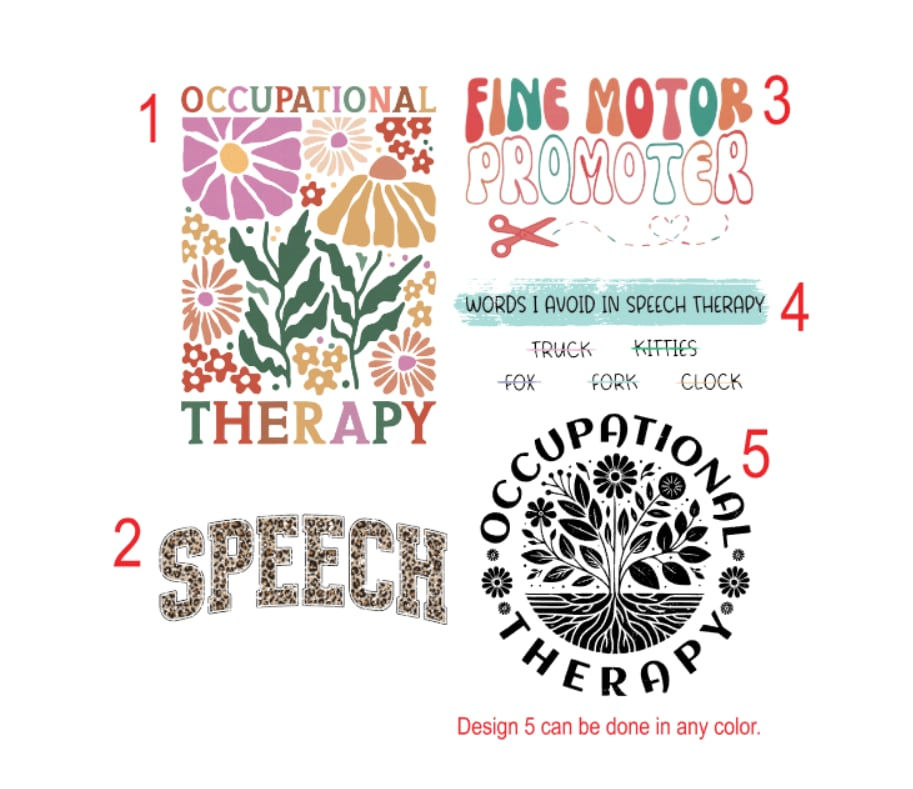 Thumbnail: Occupational/Speech Therapy T-shirt or Sweatshirt