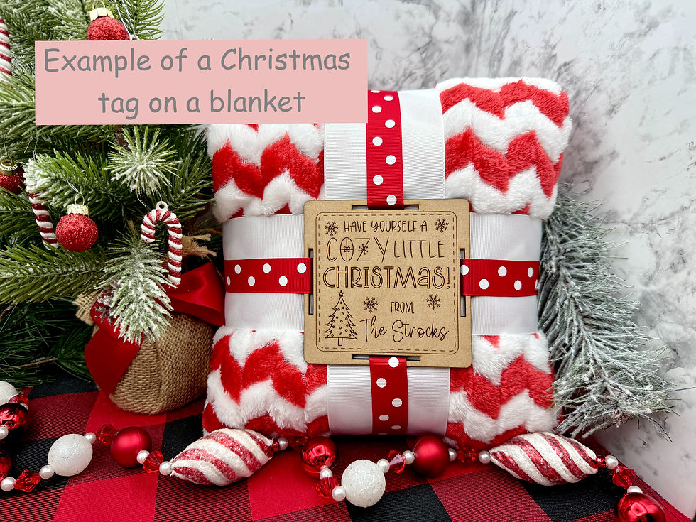 Thumbnail: Teacher Appreciation Towel/Blanket Tags (towel/blanket not included)