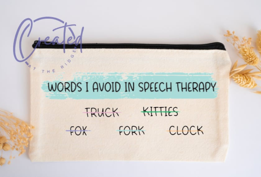 Occupational/Speech Therapy Pencil/Makeup Case