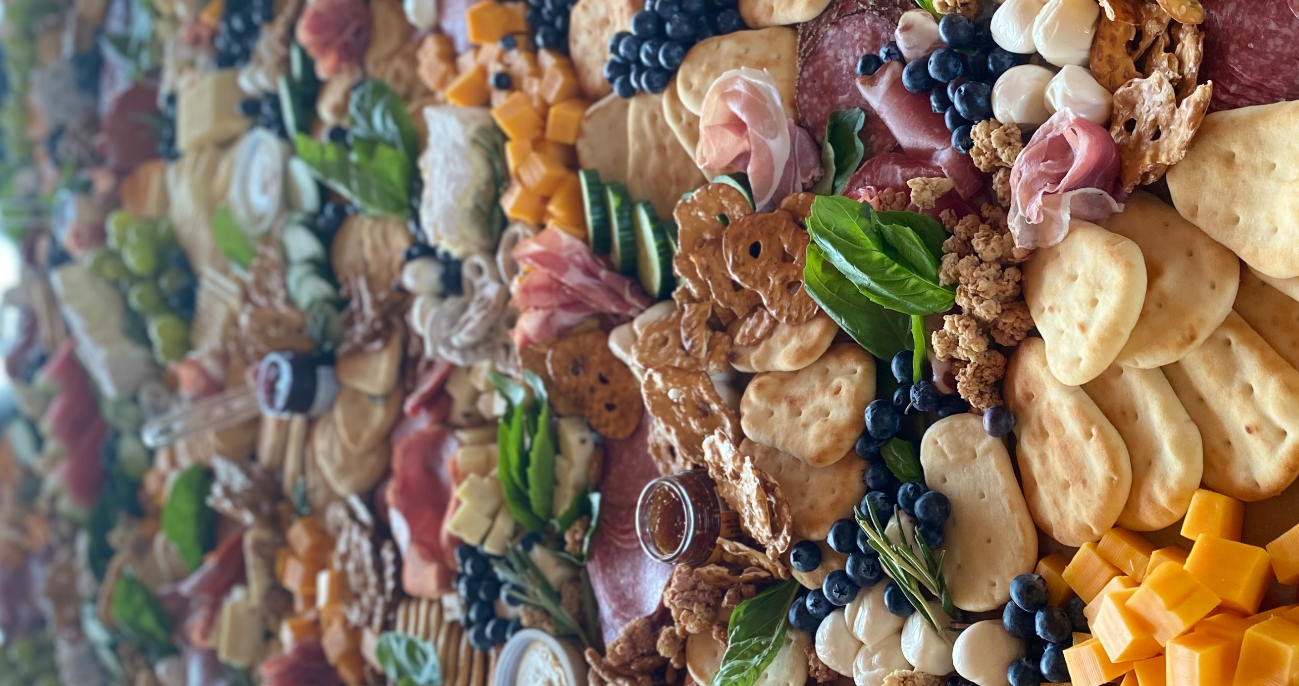 Arranged Food and Objects