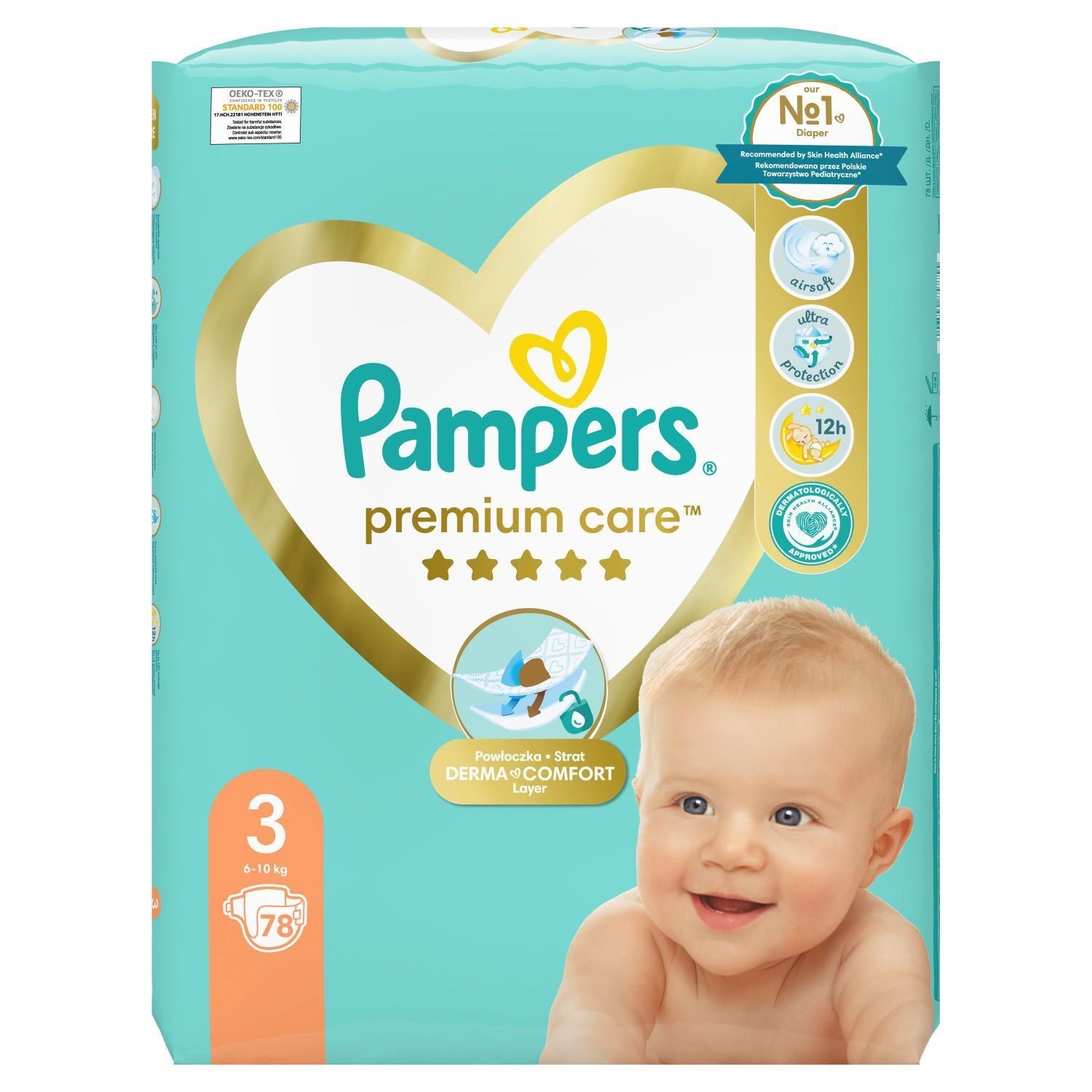Pampers Premium Care 3 (6-10KG) diapers