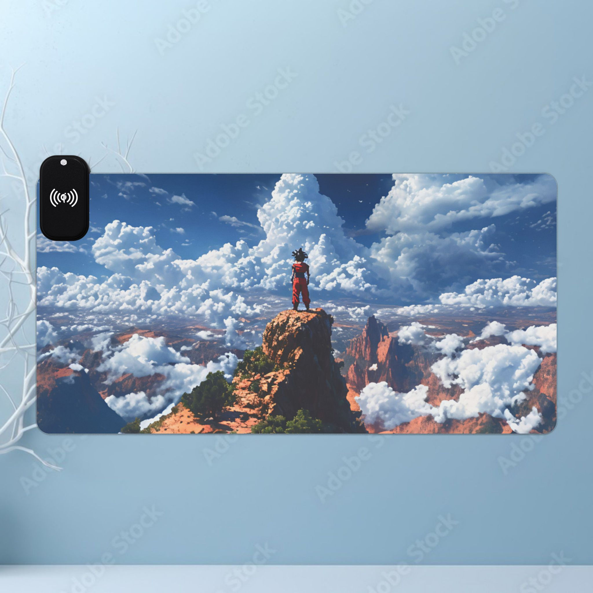Goku Summit of Power Desk Mat
Wireless Charging