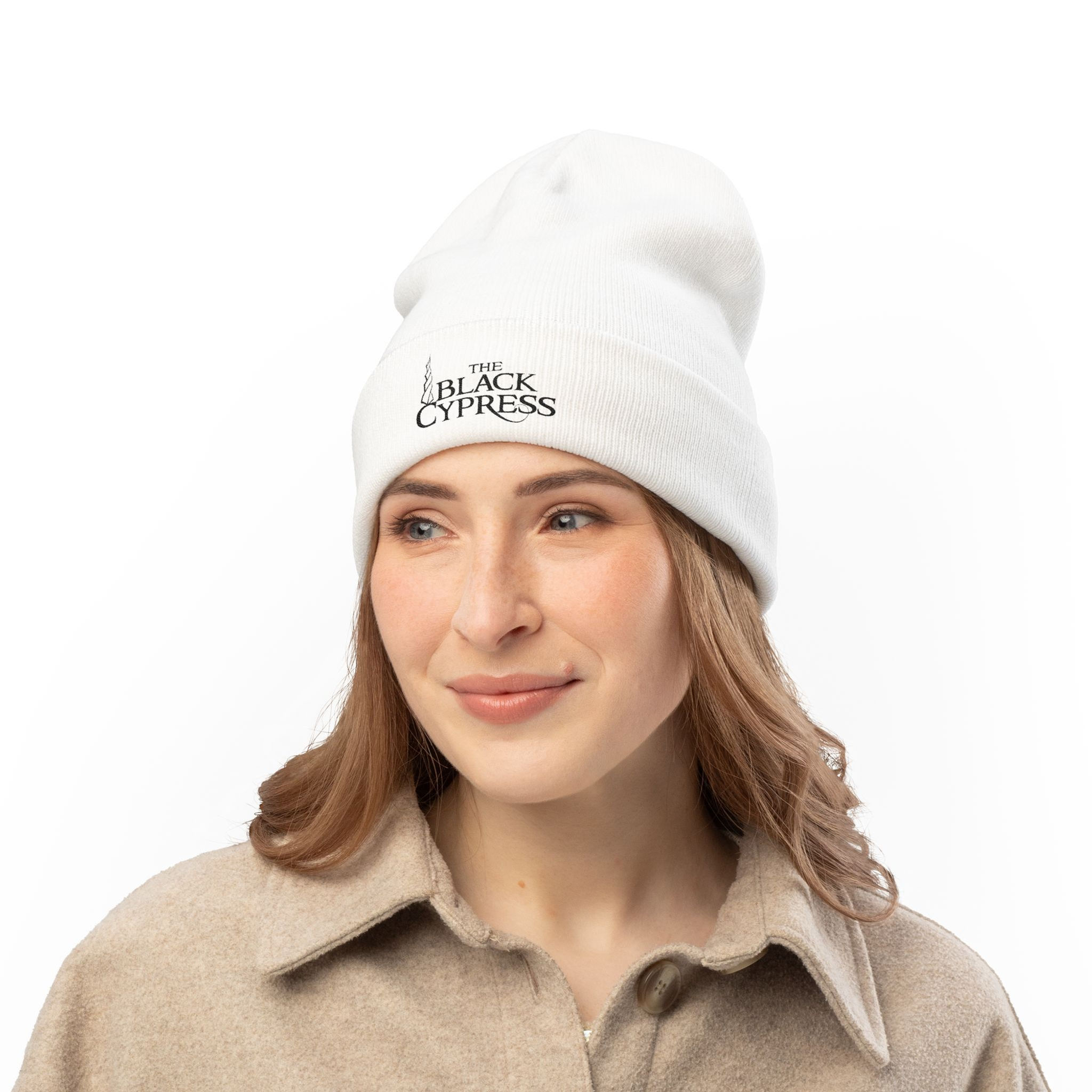 Embroidered Knit Beanie for Cozy Winter Style