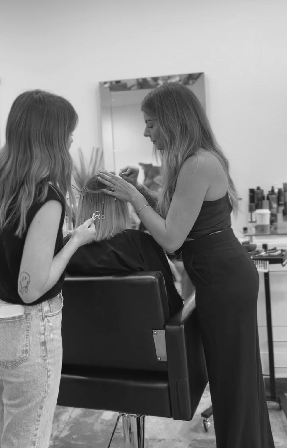 Salon Owner Leading Team growth
