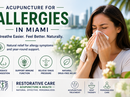 Acupuncture for Allergies in Miami, FL
