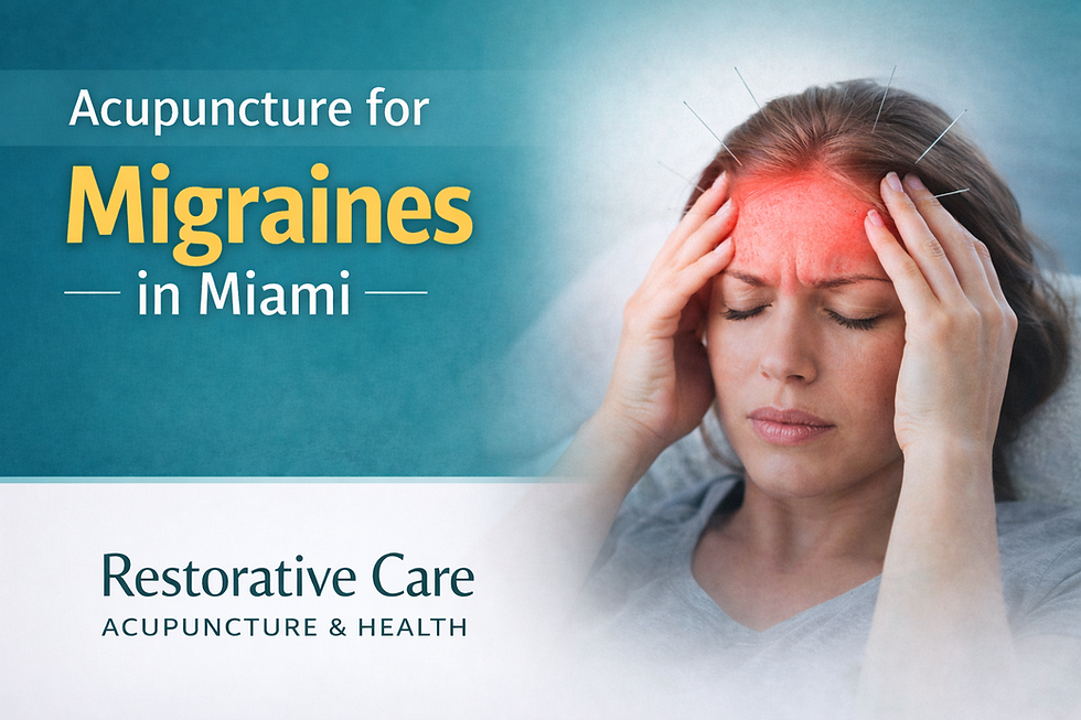 Acupuncture for Migraines in Miami