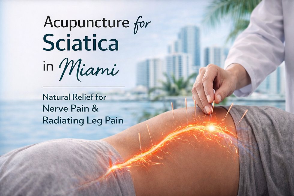 Acupuncture for Sciatica in Miami."