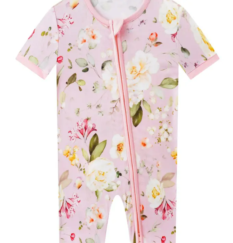 Rose Meadow Bamboo Shorty Romper