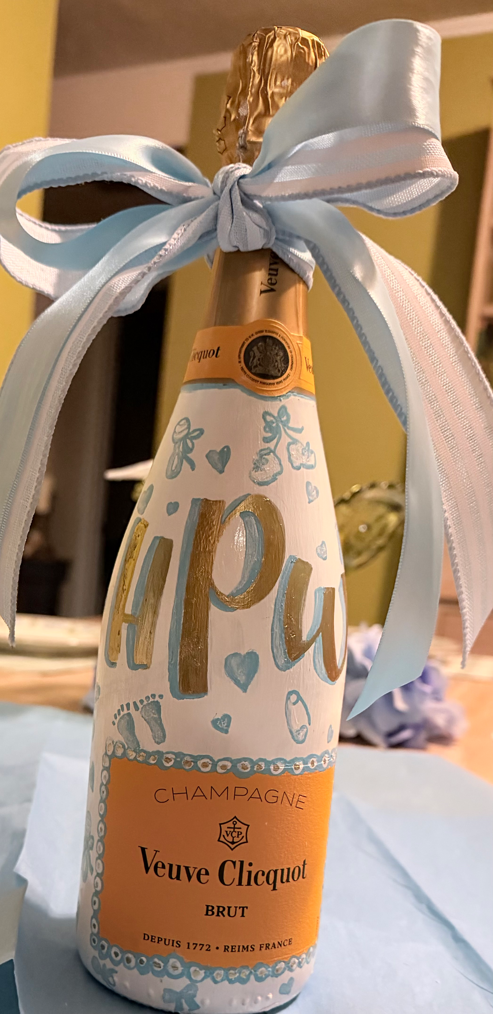 Custom Hand-Painted Bottle (bottle not included)