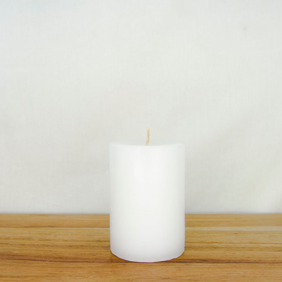 Thumbnail: Classic White Unscented Pillar (Standard: 3” dia)