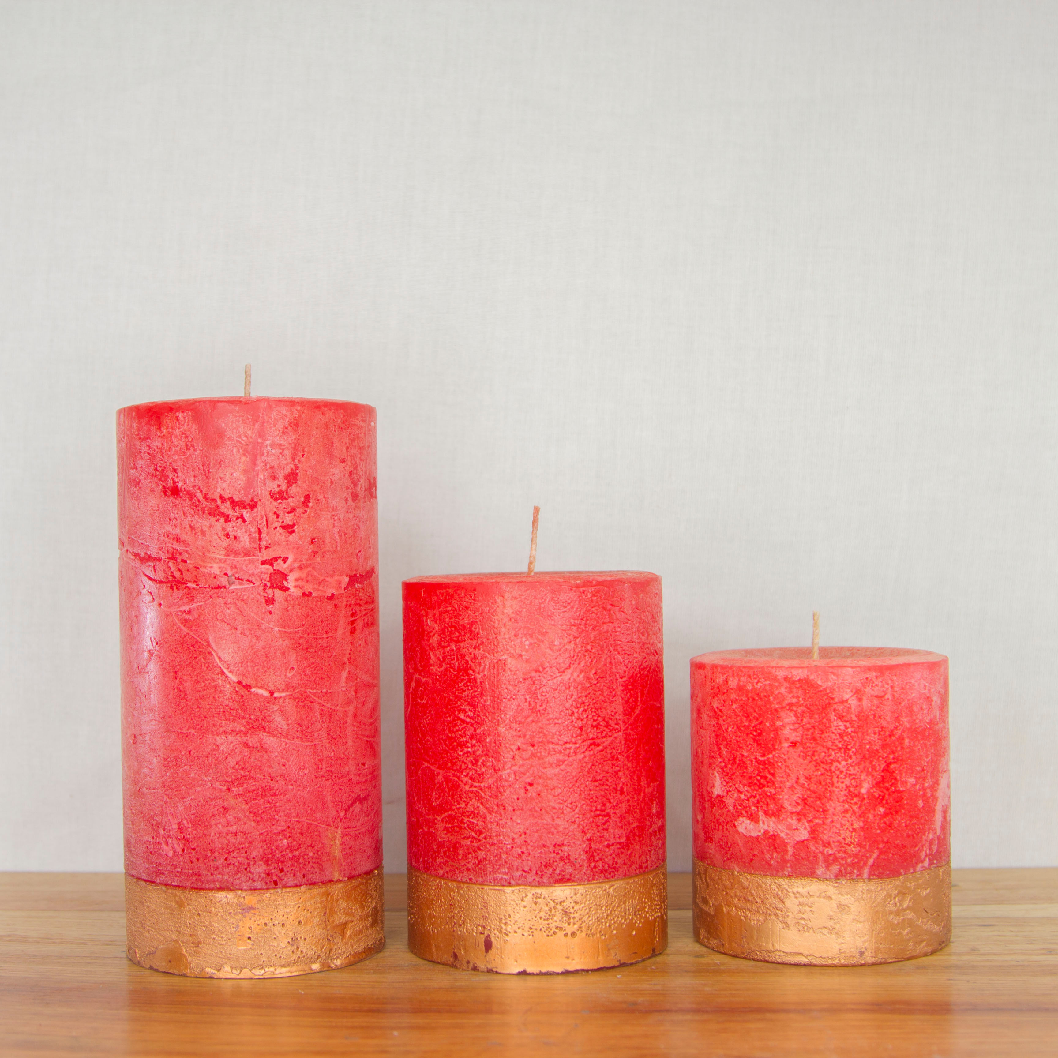 Rose Gold n Red (Standard: dia "3)