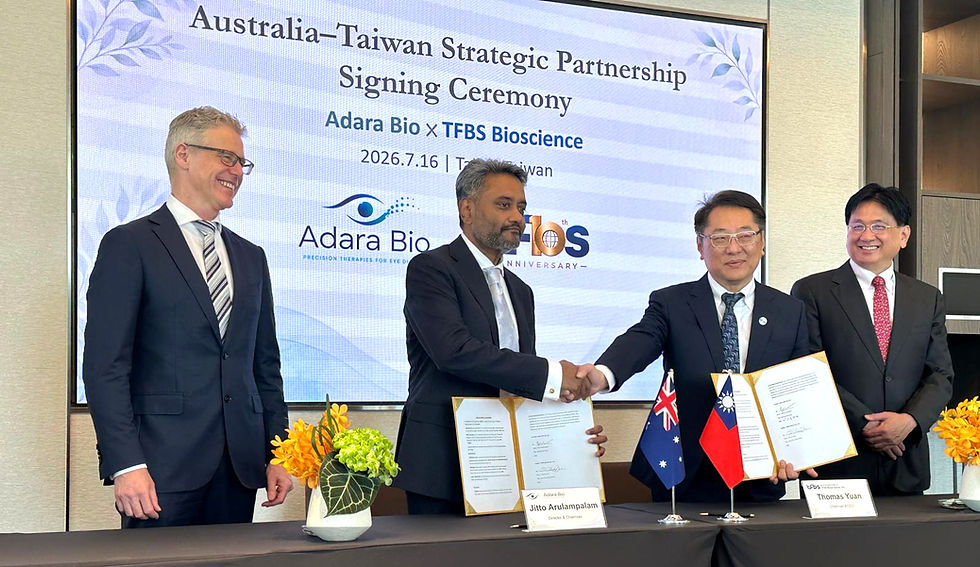 Medic Vision AI’s Joint Venture, Adara Bio, Signs Landmark Collaboration Agreement with TFBS Bioscience at Bio Asia–Taiwan 2026
