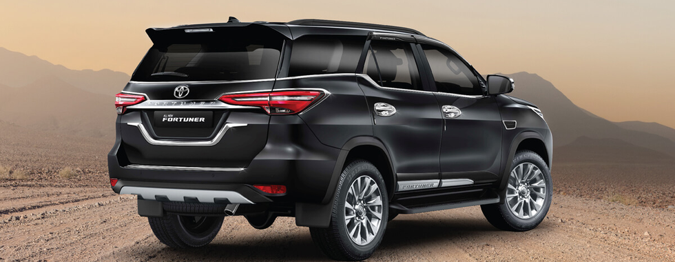 Rear View of Fortuner